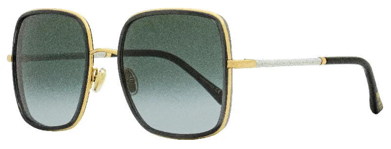 Jimmy Choo Women's Square Sunglasses Jayla 2F79O Gold/Gray 57mm Transparent Frame Trend Jimmy Choo Women's Square Sunglasses Jayla 2F79O Gold/Gray 57mm Transparent Frame Trend