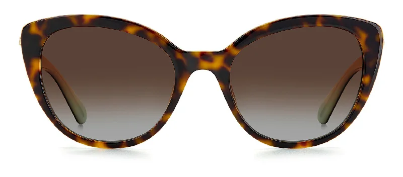 Kate Spade AMBERLEE/S LA 0086 Cat Eye Polarized Sunglasses Rectangle - Rimmed 