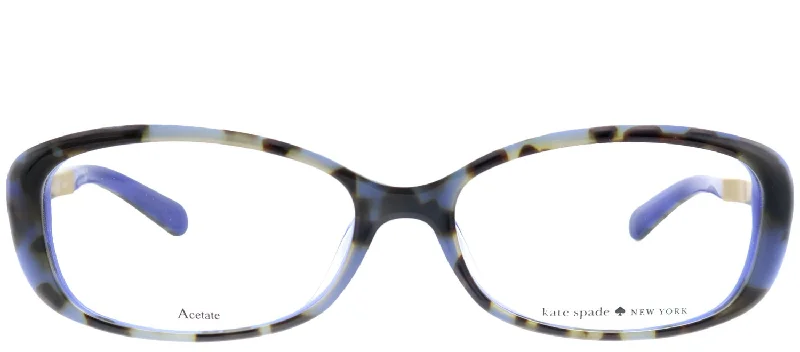 Kate Spade Low Bridge Fit Amaris/F Oval Eyeglasses Retro - Inspired 