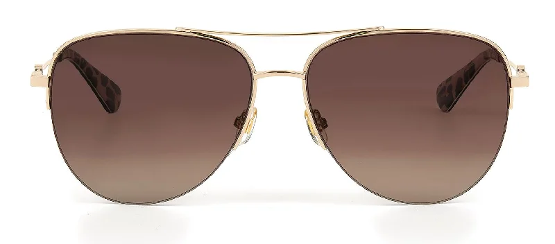 Kate Spade Maisie/G/S LA 0086 Aviator Polarized Sunglasses Thin - Rimmed Elegant Style Kate Spade Maisie/G/S LA 0086 Aviator Polarized Sunglasses Thin - Rimmed Elegant Style