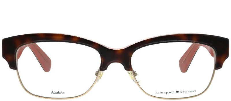 Kate Spade Shantal Square Eyeglasses Oval - Rimmed Sophisticated Look