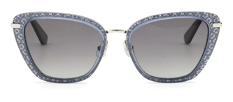 Kate Spade Thelma/G/S WJ 0KB7 Wayfarer Polarized Sunglasses Matte - Finish Plastic Frame Look Kate Spade Thelma/G/S WJ 0KB7 Wayfarer Polarized Sunglasses Matte - Finish Plastic Frame Look