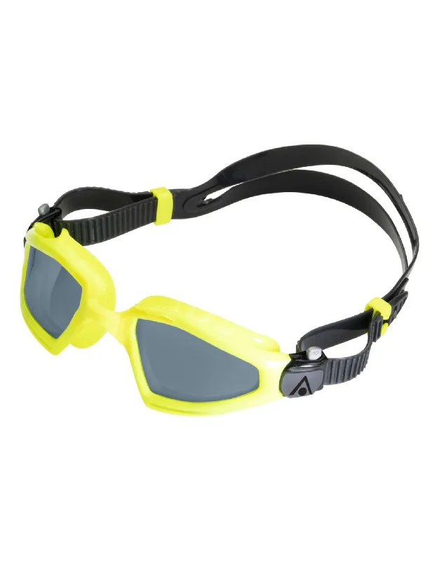 Kayenne Pro Swim Goggles - Tinted Lens Rectangle Business Style