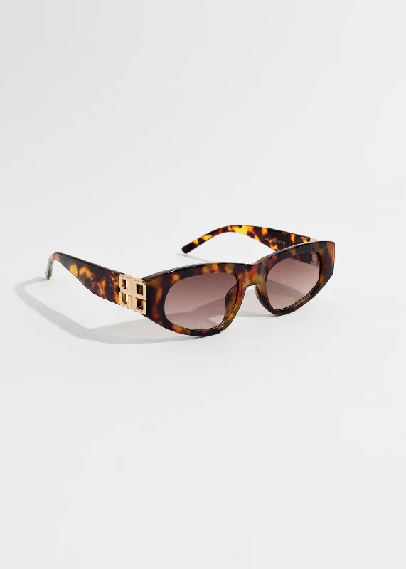 Keep Watching Oval Sunglasses Brown High - Tech Smart Glasses