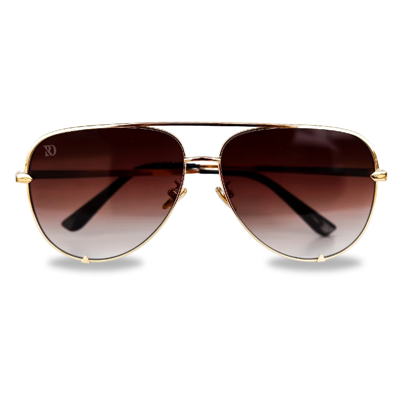 LARAMIE AVIATOR SUNGLASSES | RD (gold) Tinted - Lens Reading Glasses
