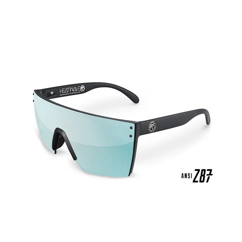 Lazer Face Sunglasses in Artic Chrome Z87 Fashionable Look