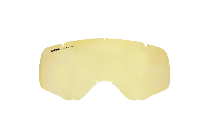 LENS YELLOW Glossy Metal Frame Look