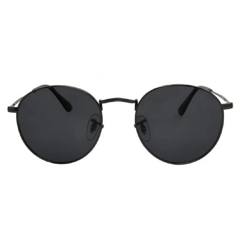 London Polarized Sunglasses, Black | I-SEA Geometric - Patterned Frame Design