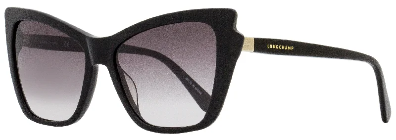 Longchamp Women's Cat Eye Sunglasses LO669S 001 Black 56mm Magnetic - Attachment Style Longchamp Women's Cat Eye Sunglasses LO669S 001 Black 56mm Magnetic - Attachment Style