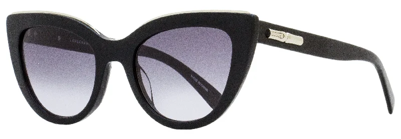 Longchamp Women's Cat Eye Sunglasses LO686S 001 Black 51mm High - Tech Smart Glasses Longchamp Women's Cat Eye Sunglasses LO686S 001 Black 51mm High - Tech Smart Glasses