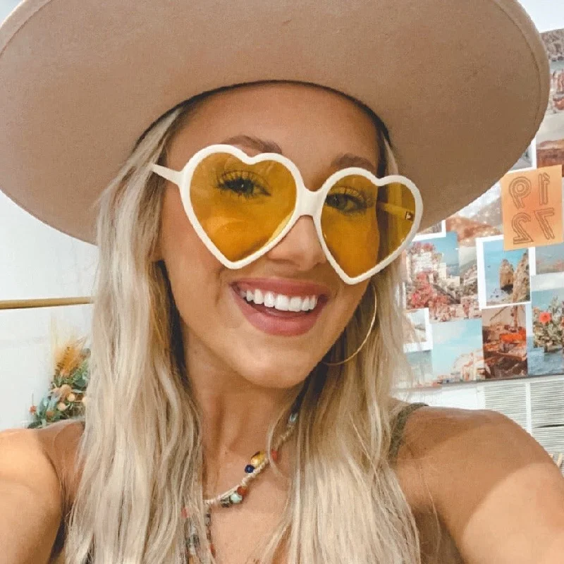 PRIDE Love You Lots Sunglasses Rectangle - Rimmed 