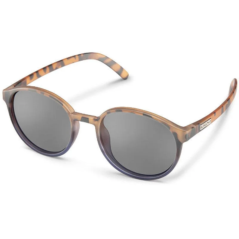 Matte Tortoise Dark Violet Fade/Polarized Gray