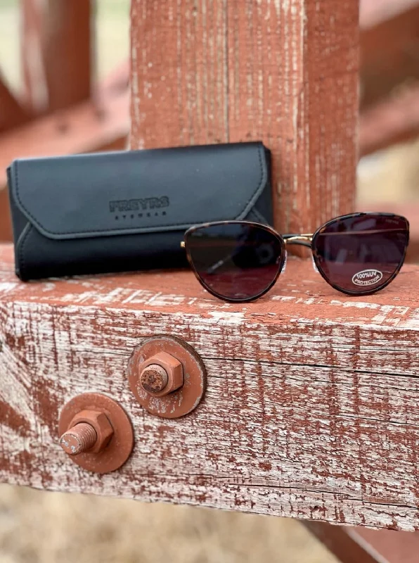 Luna Tortoise Sunglasses by Freyrs Eyewear Cat - Eye Vintage Revival