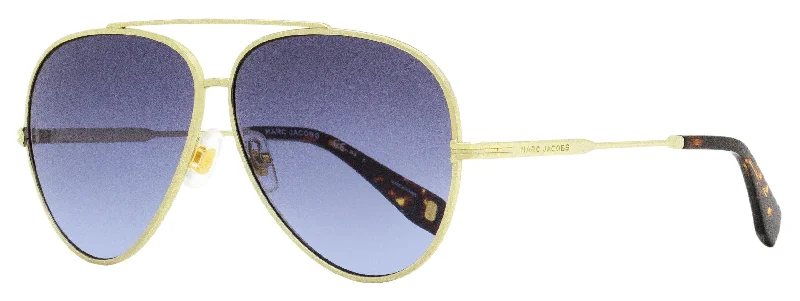 Marc Jacobs Women's Aviator Sunglasses MJ 1007/S 06JGB Gold/Havana 60mm Flip - Up Dual - Purpose Design