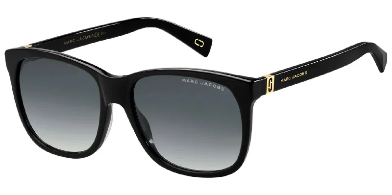 Marc Jacobs Women's Sunglasses Black 57mm Sunglasses Polarized - Lens Fishing Style