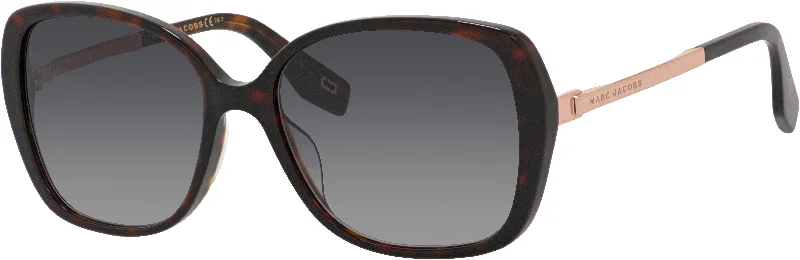 Marc Jacobs Women's Sunglasses Brown 56mm Sunglasses Vintage Horn - Rimmed Style