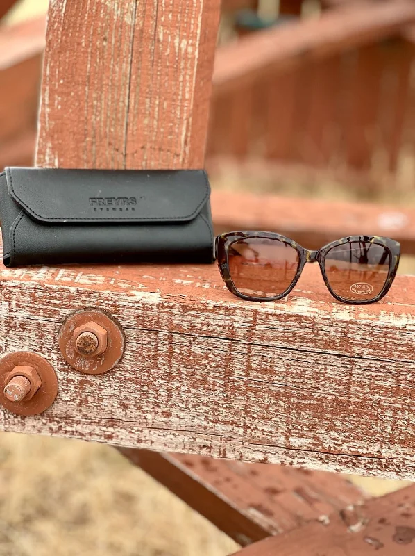 Margot Tortoise Sunglasses by Fryers Eyewear Steampunk - Inspired Goggles