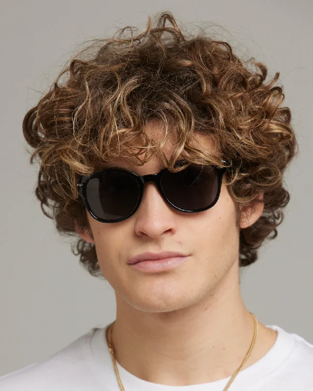 GENERAL MEN’S TORTOISE SHELL SUNGLASSES | BLACK Rhinestone - Embellished Glam Design