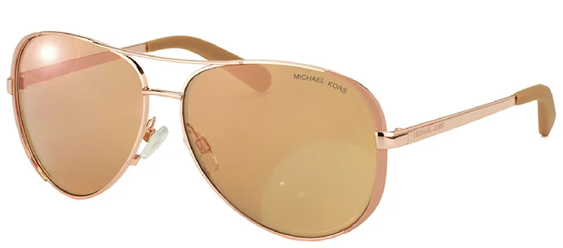 Michael Kors Chelsea MK 5004 1017R1 Womens Aviator Sunglasses Wrap - Around Ski Goggles Michael Kors Chelsea MK 5004 1017R1 Womens Aviator Sunglasses Wrap - Around Ski Goggles