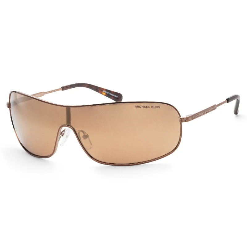 Michael Kors Women's 38mm Grey Sunglasses MK1139-12137P-38 Leather - Trimmed Luxe Style Michael Kors Women's 38mm Grey Sunglasses MK1139-12137P-38 Leather - Trimmed Luxe Style