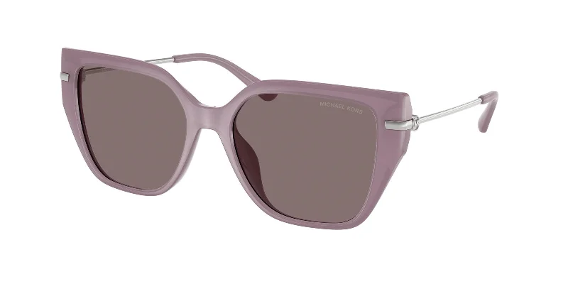 Michael Kors Women's 54mm Light Iris Sunglasses Leather - Trimmed Luxe Style