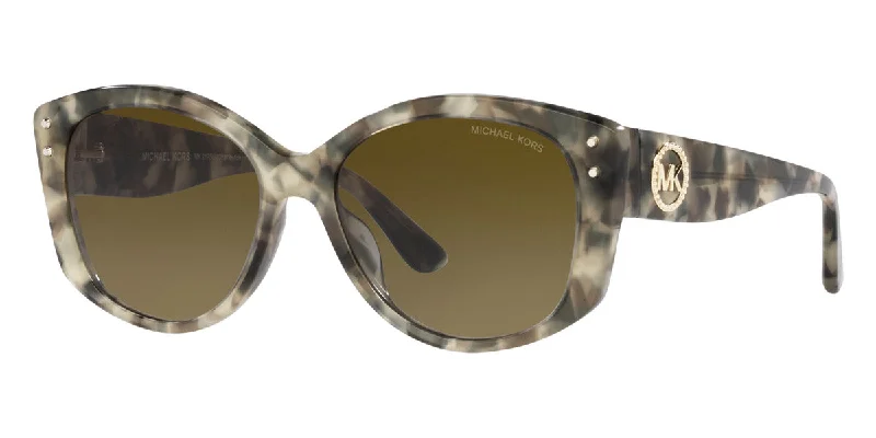 Michael Kors Women's Charleston 54mm Olive Tortoise Sunglasses MK2175U-392213-54 Small - Frame Dainty Design