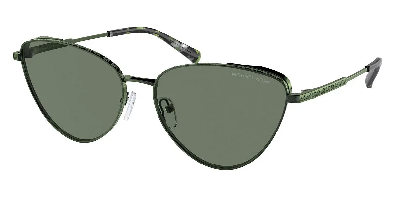 Michael Kors Women's Cortez 59mm Amazon Green Sunglasses MK1140-18943H-59 Transparent Frame Trend