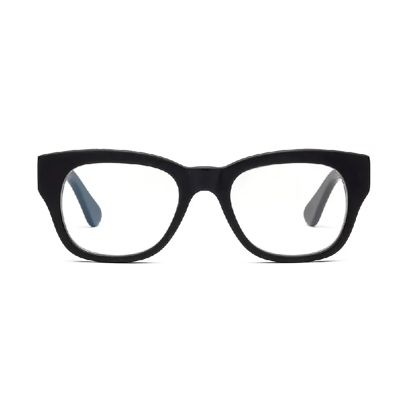 Miklos Reading Glasses (Matte Black) Vintage Horn - Rimmed Style