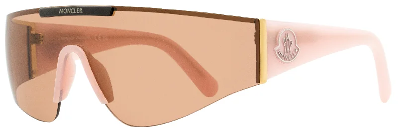Moncler Unisex Ombrate Sunglasses ML0247 72E Pink/Gold 0mm Transparent Frame Trend