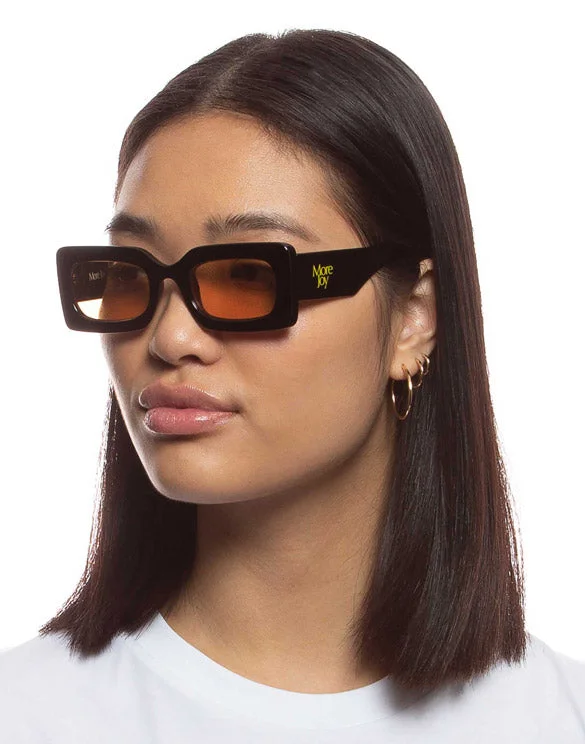 More Joy - Black/Yellow Unisex Angular Frame Style