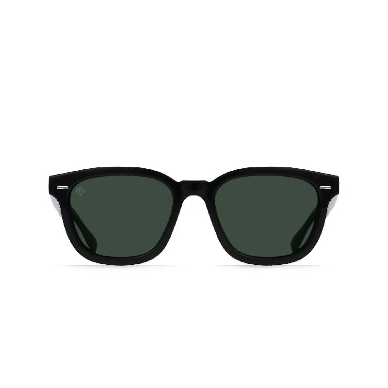 Myles Sunglasses (Crystal Black + Green) Tinted - Lens Reading Glasses