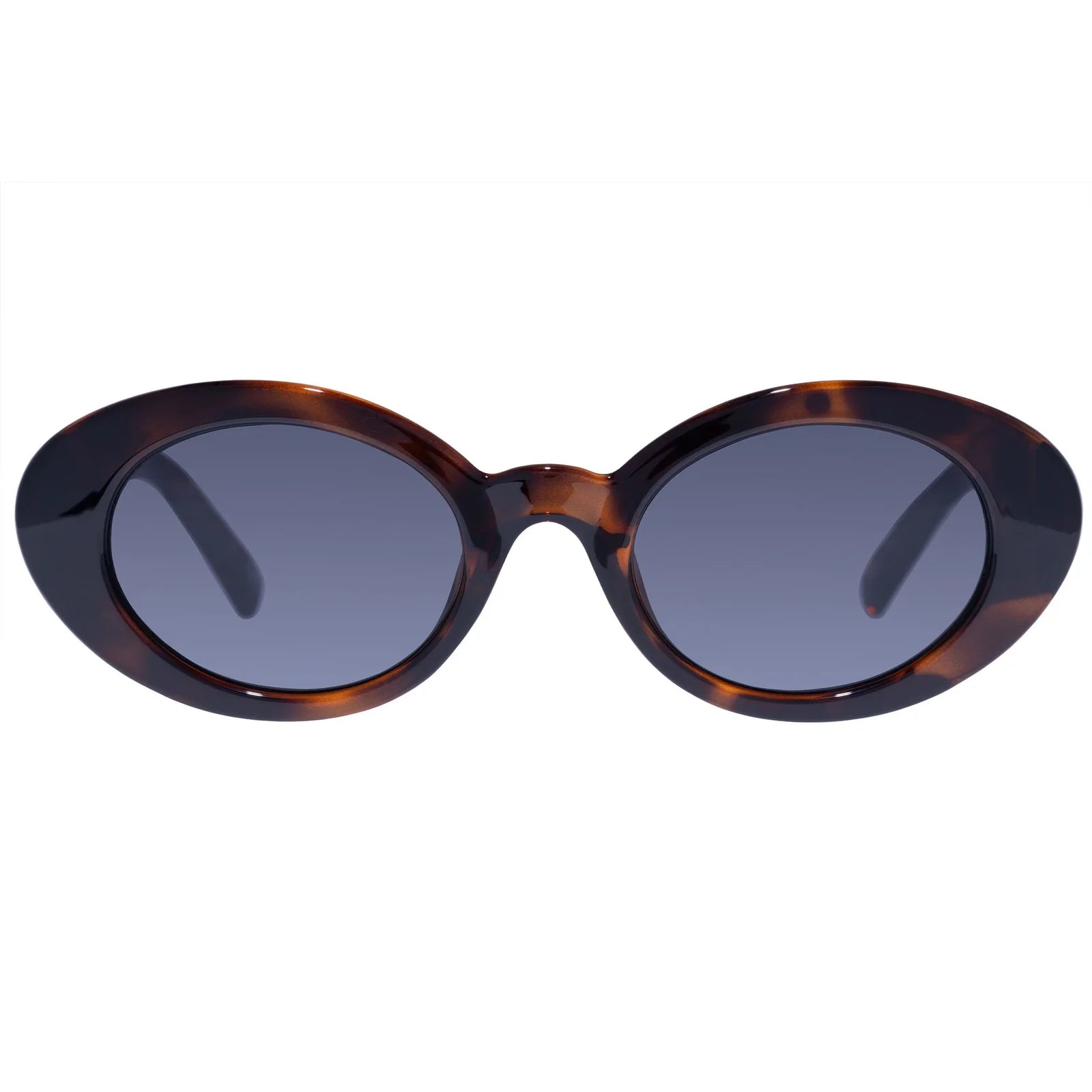 Nouveau Vie (Dark Tort + Smoke Mono) Retro Round - Frame Look