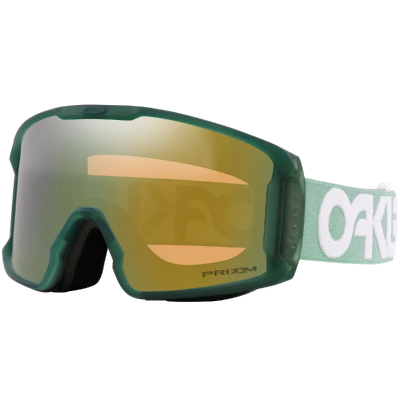 Oakley Line Miner Snowboard Goggles - Matte Jade/Prizm Sage Gold Iridium Prescription Glasses Oakley Line Miner Snowboard Goggles - Matte Jade/Prizm Sage Gold Iridium Prescription Glasses