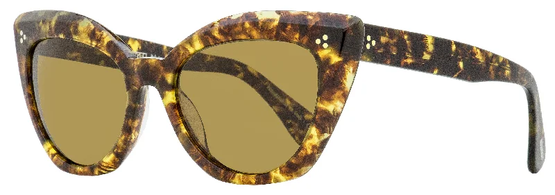 Oliver Peoples Women's Laiya Cat Eye Sunglasses OV5452S 170083 Brown Melange 55mm Gradient - Lens Oliver Peoples Women's Laiya Cat Eye Sunglasses OV5452S 170083 Brown Melange 55mm Gradient - Lens