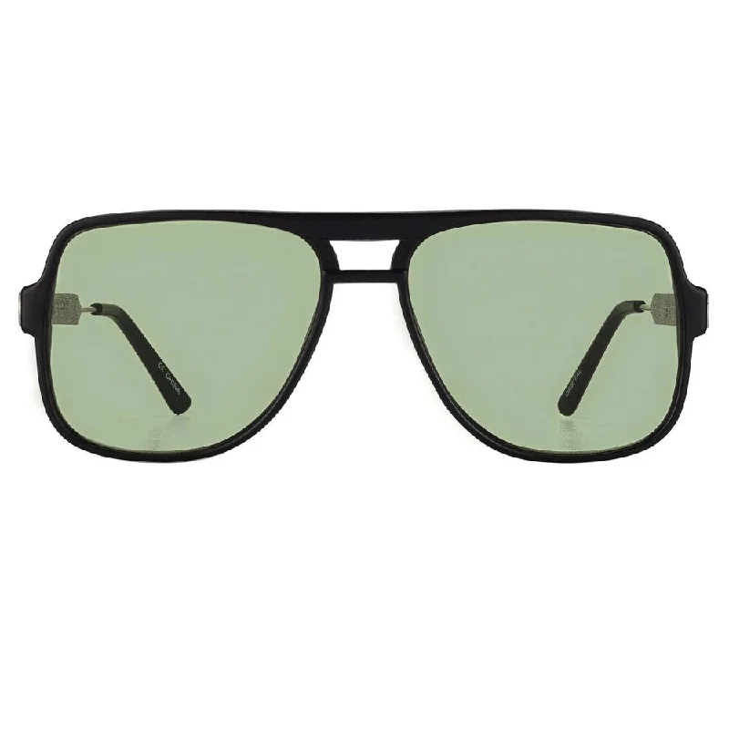 Orbital (Matte Black + Mint) Clip - On Sunglasses Convenience