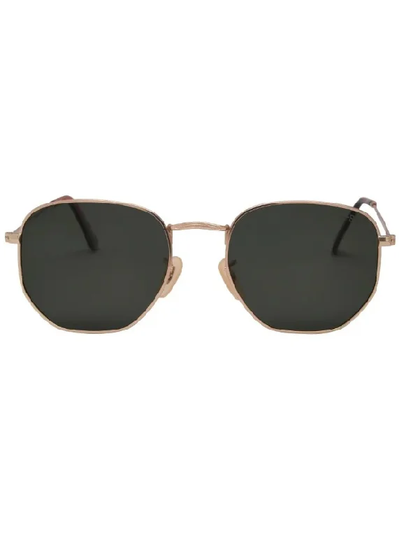 Penn Wire Rimmed Polarized Lens Sunglasses, Gold/Green | I-SEA Prescription Glasses