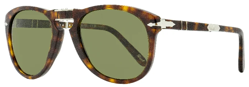 Persol Unisex Steve McQueen Sunglasses PO0714SM 24/P1 Havana 54mm Rectangle Business Style