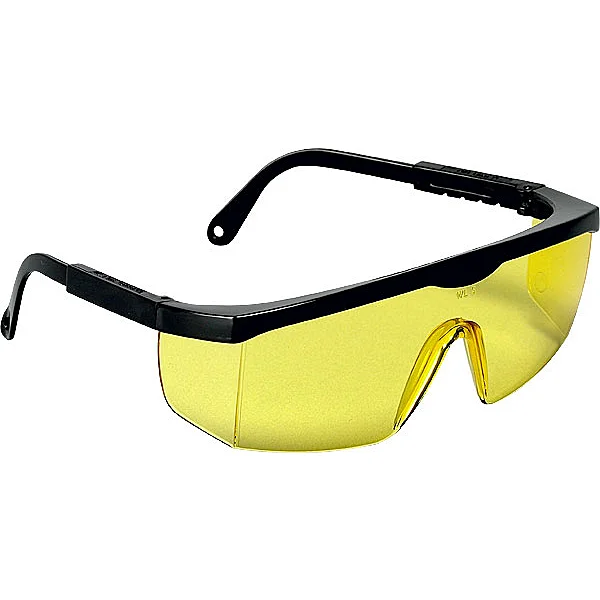 PIO CSA Safety Glasses Amber Lens w/Adjustable Ratchet Fashionable Look