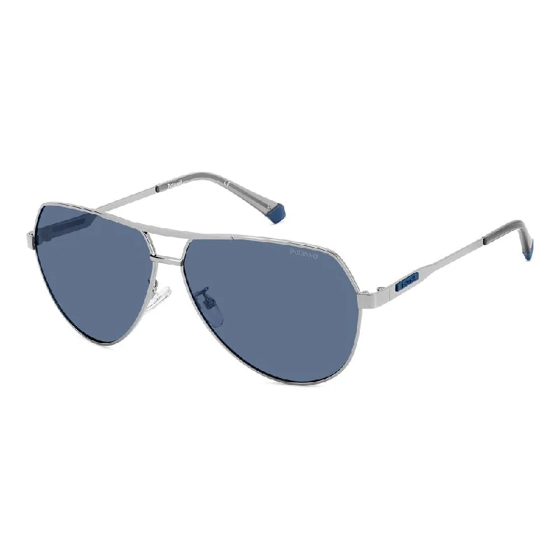Polaroid  Metal Men's Sunglasses Matte - Finish Plastic Frame Look