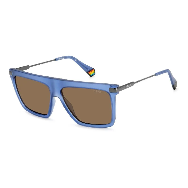 Polaroid  Plastic Men's Sunglasses Round - Rimmed Bohemian Look