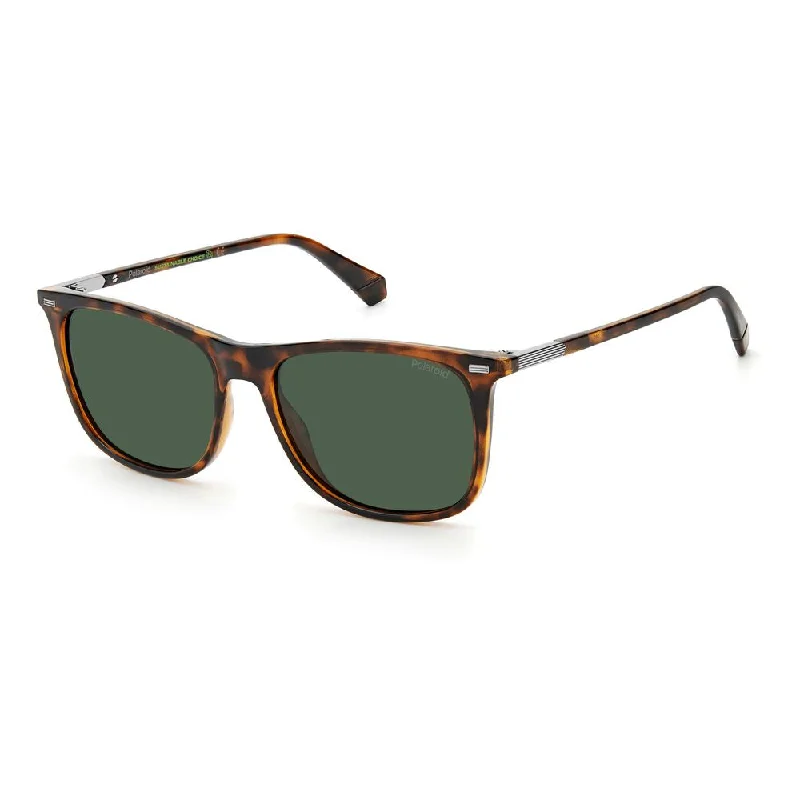Polaroid  Resin Men's Sunglasses Translucent Frame Modern Aesthetic