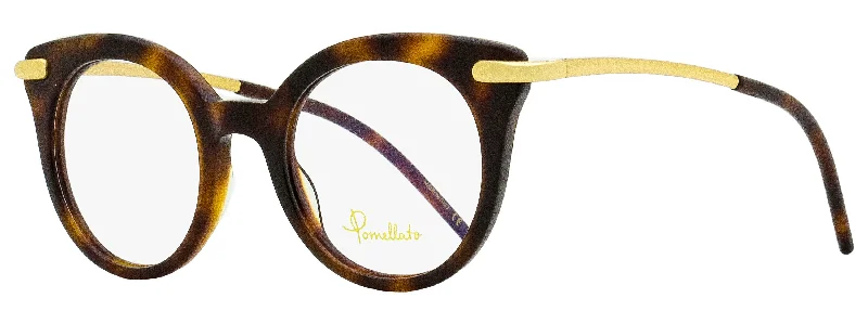 Pomellato Women's Oval Eyeglasses PM0041O 002 Havana/Gold 46mm Fashionable Look