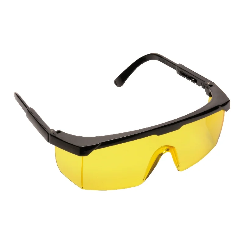 PORTWEST® Classic Work Safety Glasses - PW33 Chunky Black - Frame Goth Look