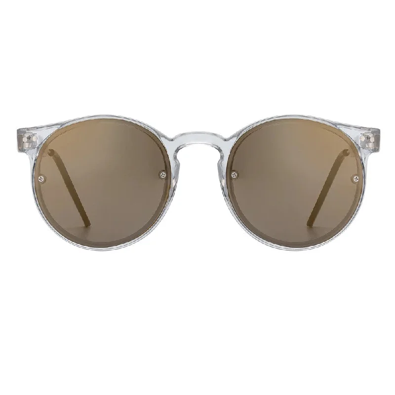 Post Punk (Clear + Gold Mirror) Translucent Frame Modern Aesthetic