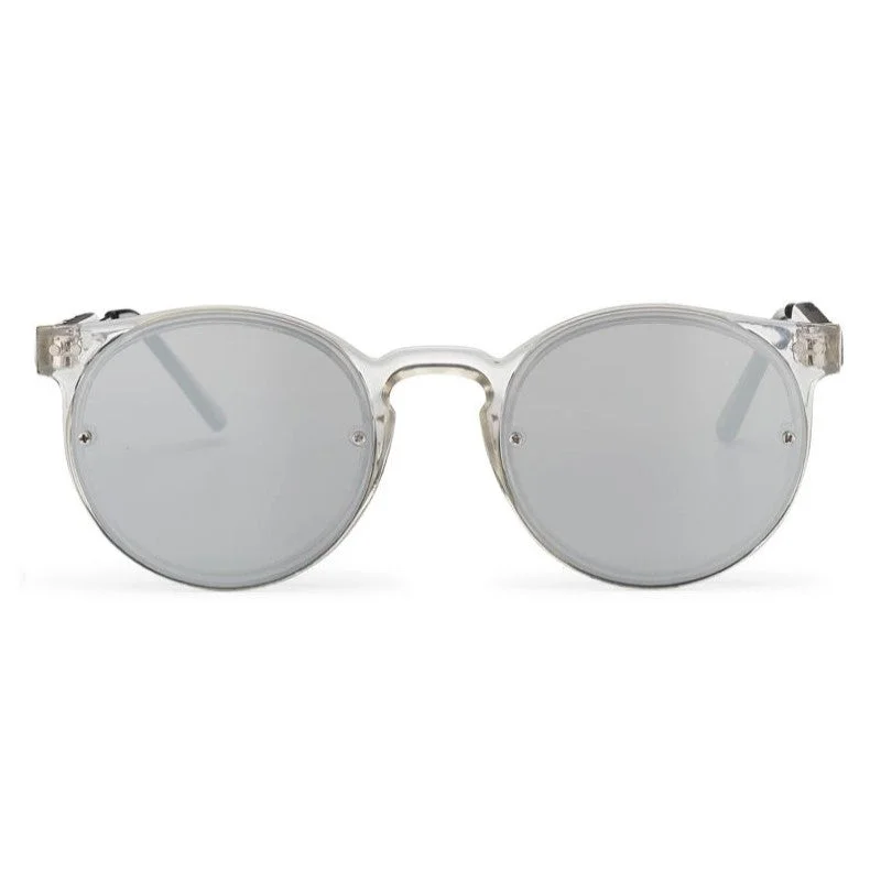 Post Punk (Clear + Silver Mirror) Steampunk - Inspired Goggles