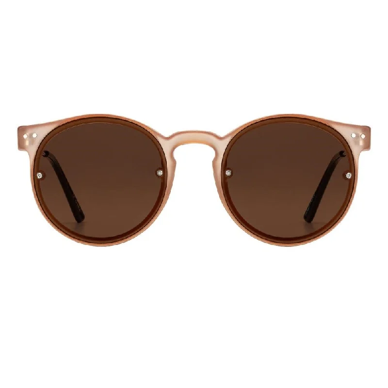 Post Punk (Matte Tan + Brown) Two - Tone Frame Contrast
