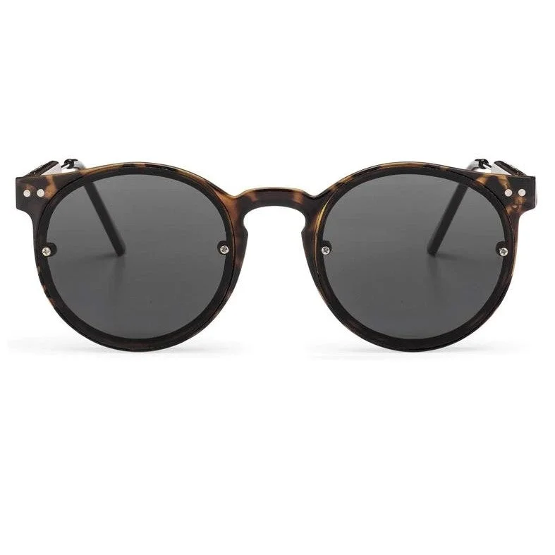 Post Punk (Tortoise Shell + Black) Oval - Shaped Academic Look
