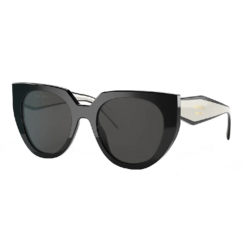 Prada  PR 14WS 09Q5S0 52mm Womens Cat-Eye Sunglasses Matte - Finish Plastic Frame Look