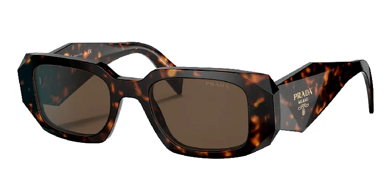 Prada PR 17WS 2AU8C1 49mm Womens Rectangle Sunglasses Mirrored - Lens Driving Look Prada PR 17WS 2AU8C1 49mm Womens Rectangle Sunglasses Mirrored - Lens Driving Look