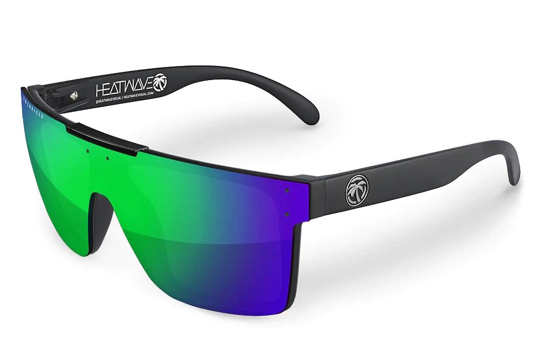 Quatro Sunglasses: Polarized Piff Lens Rectangle Business Style